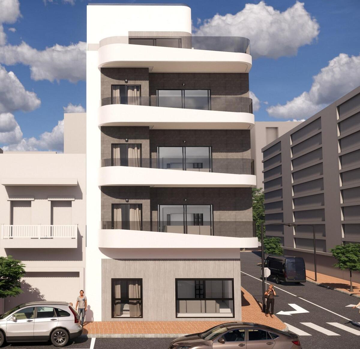 New build, 3 bedroom, 2 bathroom penthouse in Torrevieja