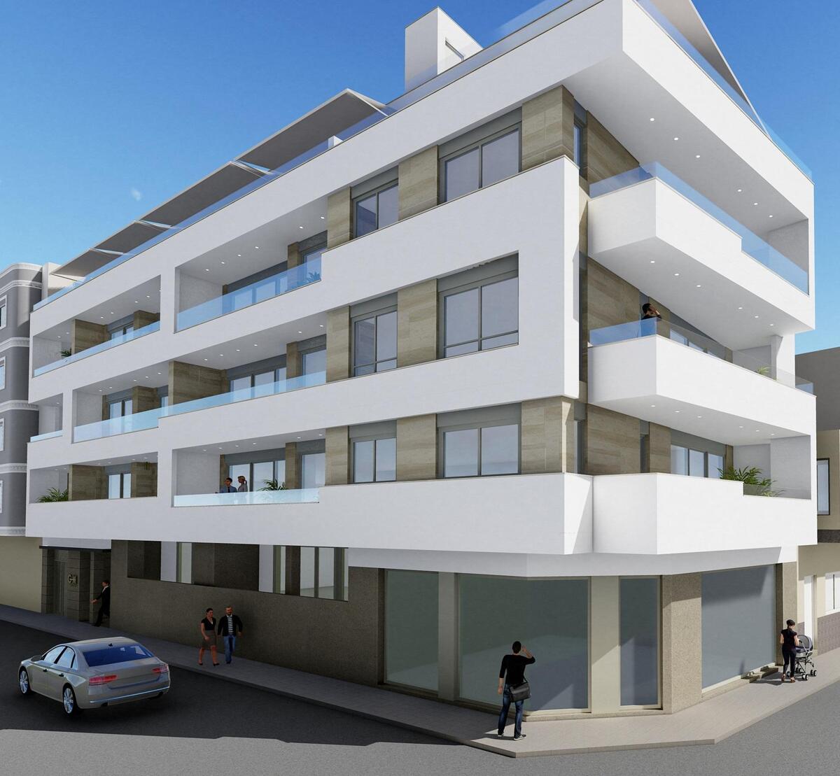 New build, 3 bedroom, 2 bathroom penthouse in Torrevieja