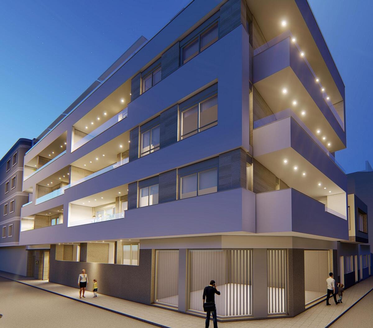 New build, 2 bedroom, 2 bathroom penthouse in Torrevieja