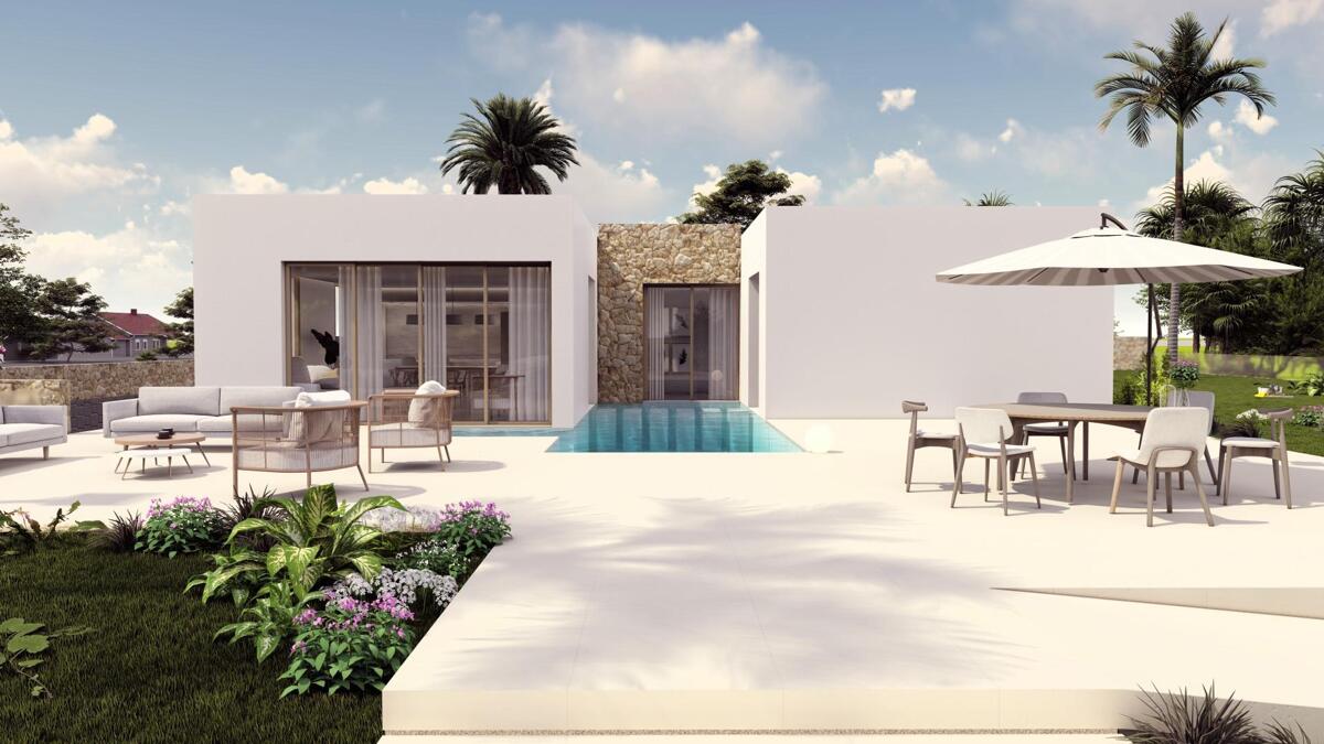 New build, 4 bedroom, 3 bathroom villa in Villamartin