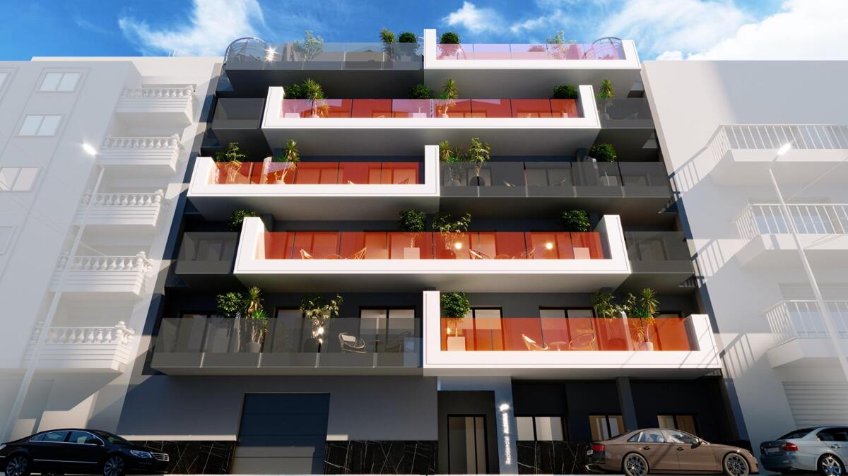 New build, 2 bedroom, 2 bathroom penthouse in Torrevieja